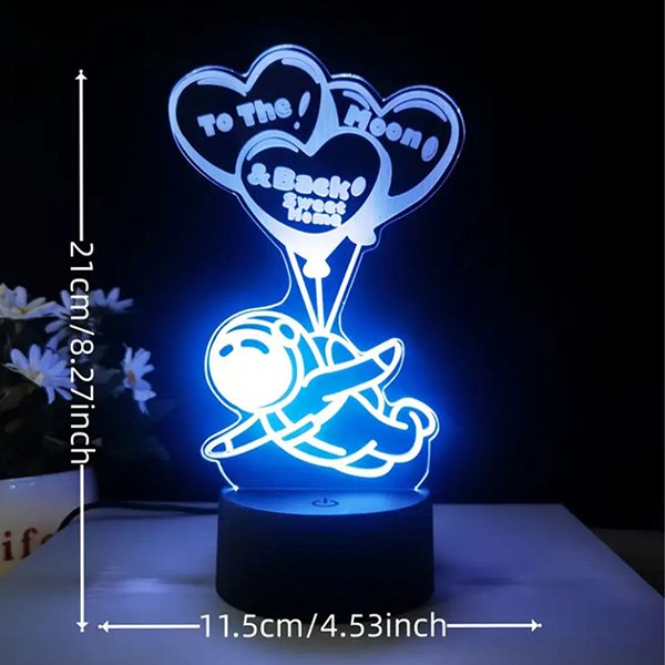 3D lead light illusion lamp